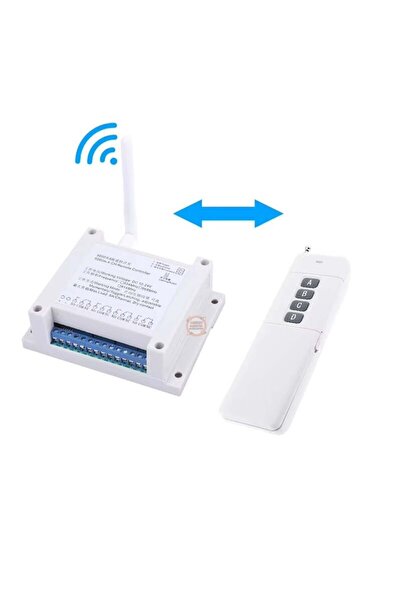 Meon Robotik Otomasyon 5 Km LoRa Uzun Menzilli Kablosuz RF DC12/24V 4 Kanal U...