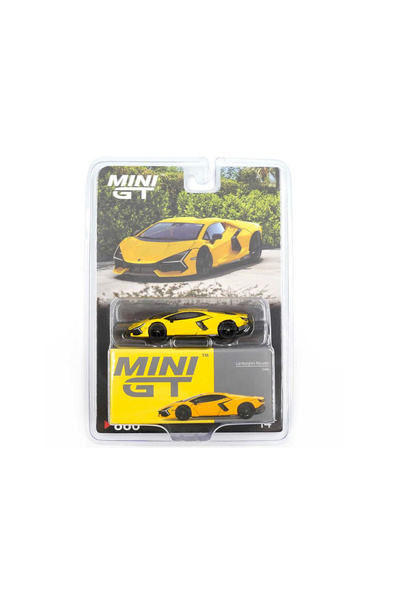 mini gt 1/64 لامبورغيني ريفولتو جيالو - عبوة بلاستر MGT00886-BL