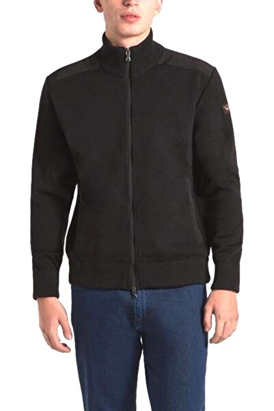 PAUL&SHARK MEN'S ZIPPED PULLOVER C.WWOOL