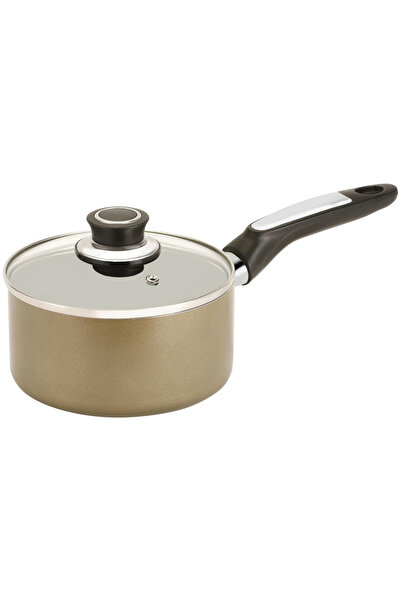 ROYALFORD Aluminium Non-Stick Enamel Saucepan with Lid, 20cm