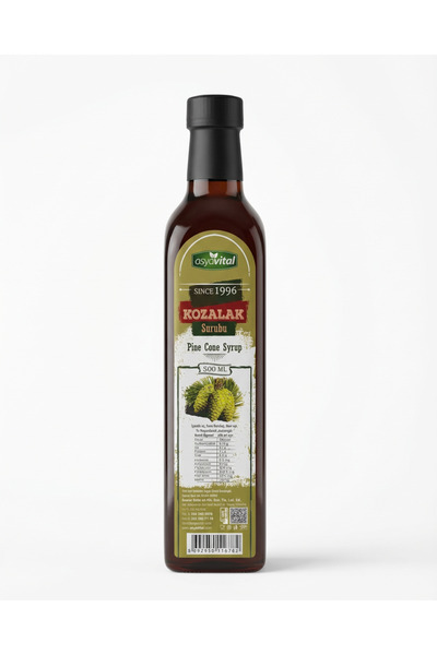 Taşhan Çarşı Asyavital Kozalak Şurubu - 500 ml - Doğal Çam Kozalağı Şurubu - ...