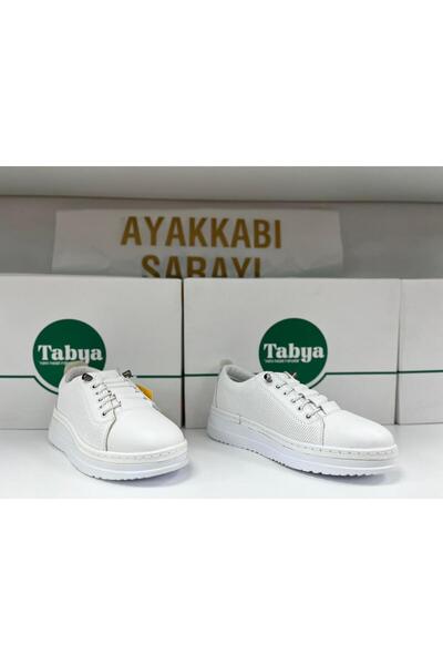 TABYA 035-C Genuine Leather Orthopedic Shoes