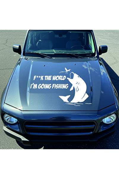 StickITsibiu I'm Going Fishing – Stickere Auto 4×4 Off-Road – Dimensiuni 100x60.7 cm.