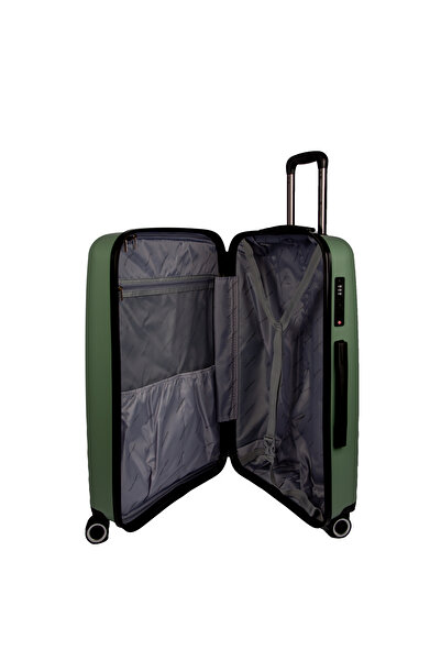 Sagrada Catalana LEKI Roamore Olive Green Small Trolley - 55 cm, 4 double wheels 360°