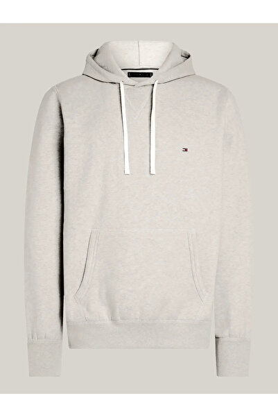 Tommy Hilfiger ESSENTIAL FLEECE HOO Erkek Bej Sweatshirt