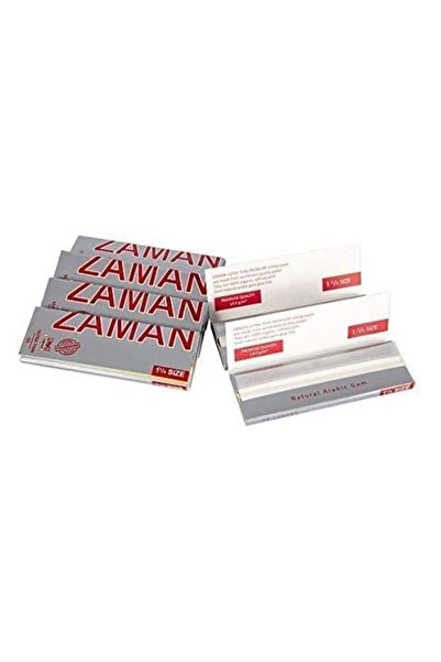 ZAMAN Silver rolling paper from a bygone era, size 45x78 mm, pack of 6 notebooks
