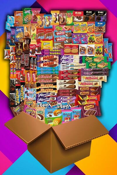 ozbience Yılbaşı Çikolata Paketi – 104 Parça, Lezzet Dolu Tatlı Seçeneği