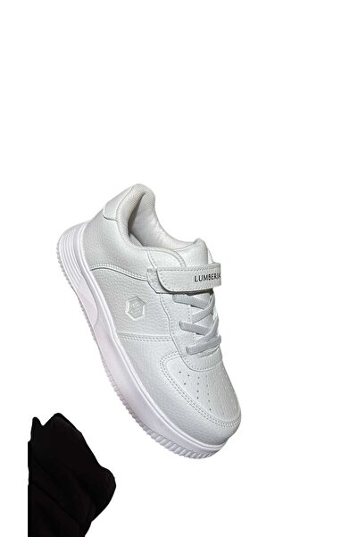 Zerhan Children's White Stylish Casual Sports Shoes