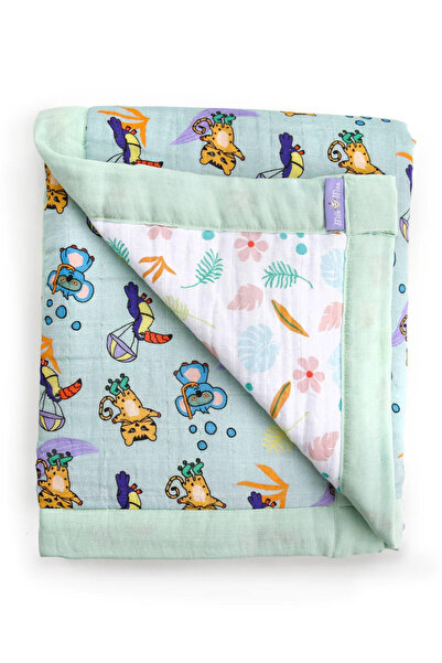 Milk & Moo Jungle Friends Baby Swaddle Blanket