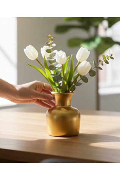 ariana sytle İstakdinav 14 εκ. Διακοσμητικό Κεραμικό Βάζο Gld