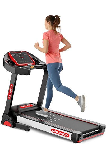 Sparnod Fitness جهاز المشي الآلي القابل للطي STH-4300، 5 حصان، 1-14 كم/ساعة، ...