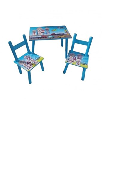 MSP Children's table with 2 chairs, MDF and wood
