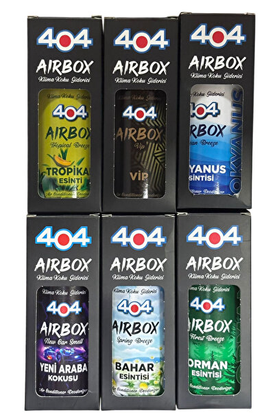404 Araç Oto Araba Klima Koku Bombası Karışık (Tropikal,Vip,Okyanus,Yeni Arab...