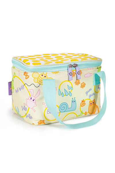 Milk & Moo حقيبة غداء معزولة، صفراء