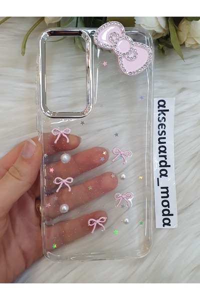 ZB Aksesuarda Moda حافظة شفافة لامعة متوافقة مع سامسونج جالاكسي A35 مع تفاصيل...