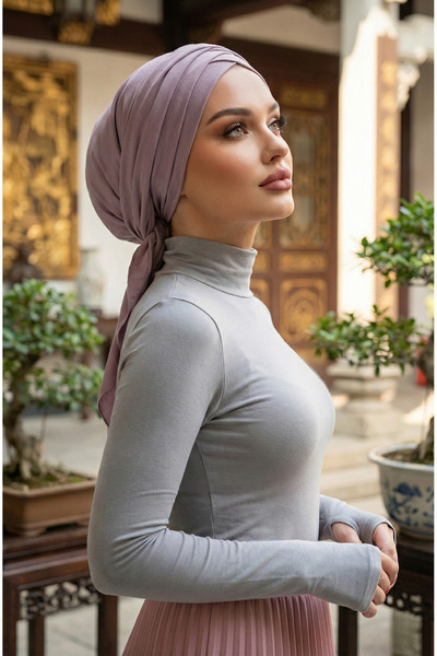 Zeneva Collection Gri Parmak Geçmeli Kadın Body – Esnek Kumaş