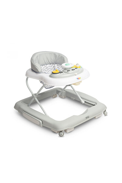 TOYZ by Caretero Premergator pentru copii pliabil 2in1 Toyz,cu functie balansoar, panou educational, inaltime reglabi