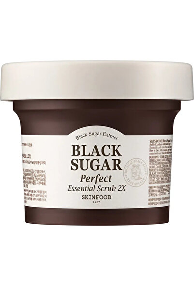 SKINFOOD Black Sugar Perfect Essential Scrub Masca de fata exfolianta 210 ml