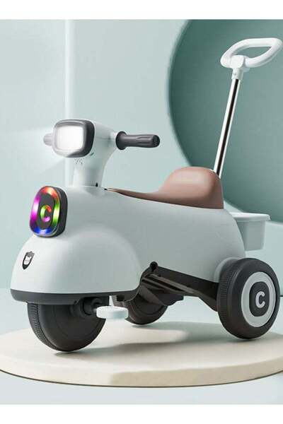 Aspire Books دراجة بايبي هوك تعمل بالبطارية للأطفال (زرقاء)