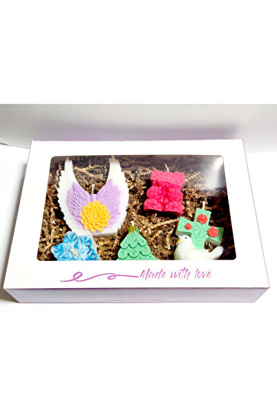 Fresh Candles Scented Candle – Large Gift Set M6, 5 candles, 300g