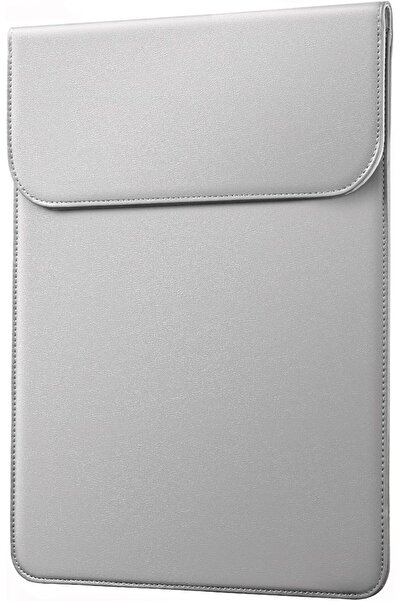 JETech Slim Laptop Sleeve for MacBook Air 13-Inch / MacBook Pro 13-Inch, PU Leather (Grey)