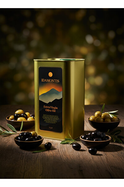 İDAMONTİS Erken Hasat Soğuk Sıkım Zeytinyağı (1LT)
