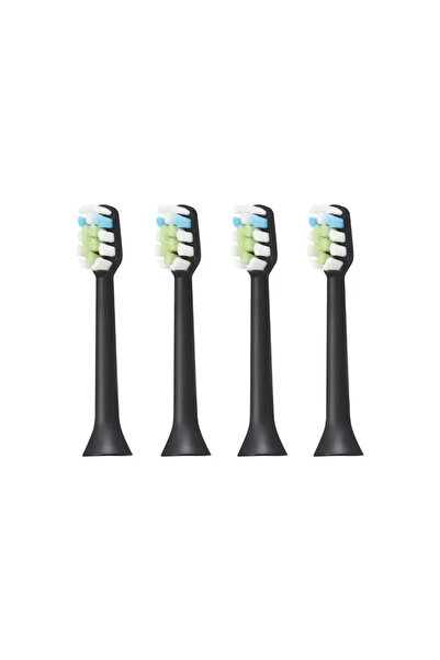 Aquapick AQ-102 Toothbrush Heads Periuta De Dinti rezerva compatibila cu AQ-102 Negru 4 bucati