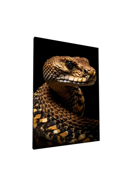 PozaTablou Pânză portret realist de șarpe 80x110 cm