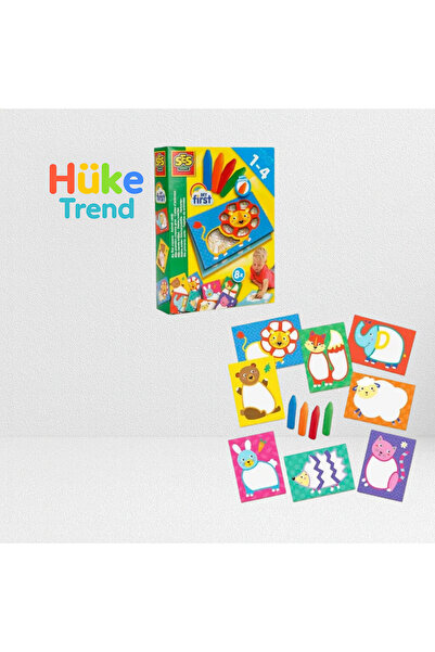 Hüke Trend My First Coloring Pencils and Animal Cards