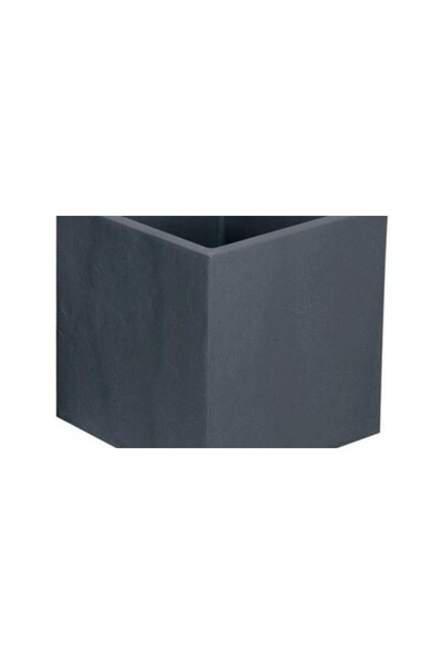 Eda Jardiniera mare patrata antracit 39,5x39,5x43,5 cm STONE