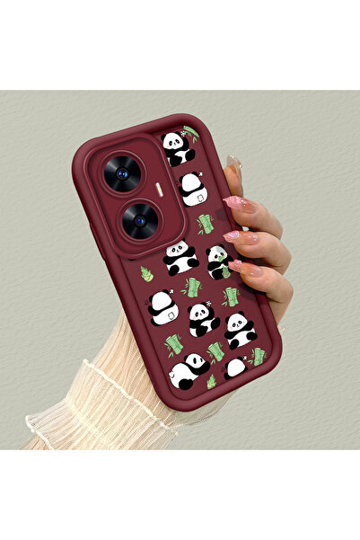 Hontinga حافظة هاتف من السيليكون الناعم مضادة للسقوط من Realme C55 متوافقة مع...