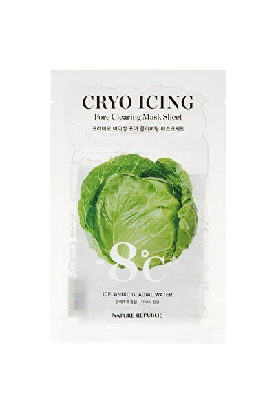Nature Republic Cryo Icing Pore Clearing Mask Sheet Masca de fata 27 ml