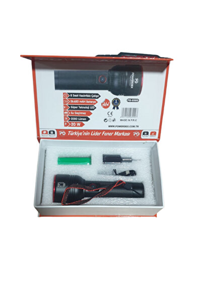 powerdex PD-6900 20Watt 2000 Lümen El Feneri