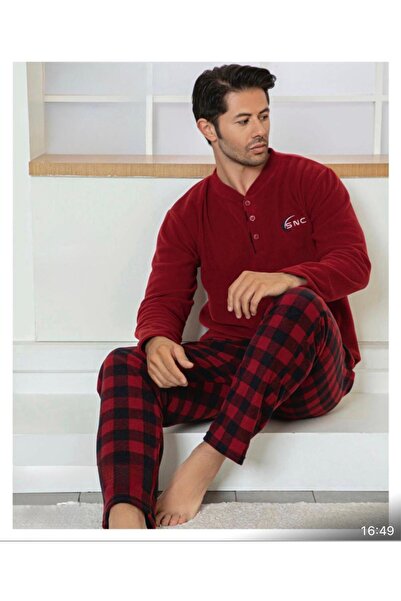 snc set de pijamale din lână pentru bărbați