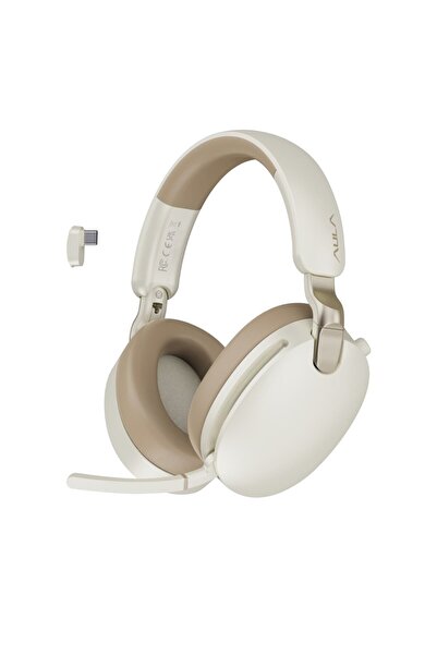 Aula A500 Üç Modlu Hybrid ANC Bluetooth 5.4 ve 2.4GHz Kablosuz AUX Mikrofonlu...