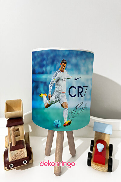 dekomingo Blue Cr7 Patterned Lamp Shade