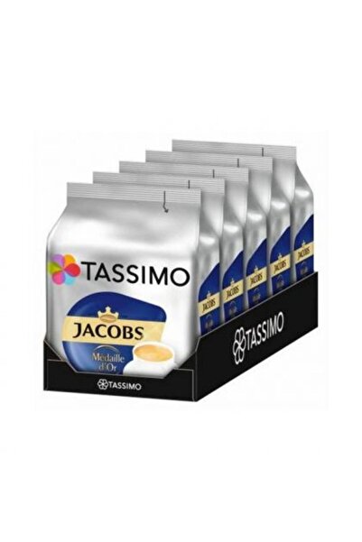 tassimo Set x5 pachete cafea Jacobs Medaille D'Or, 16 capsule