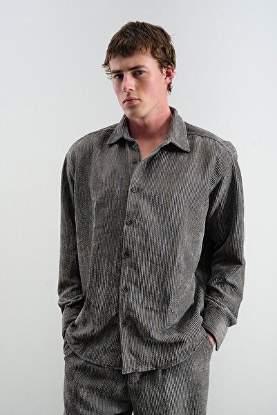 TÜZeMEN Thin corduroy shirt