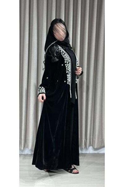 12 عباية صوفيا الشتوية المخملية (تاج الكشخة)