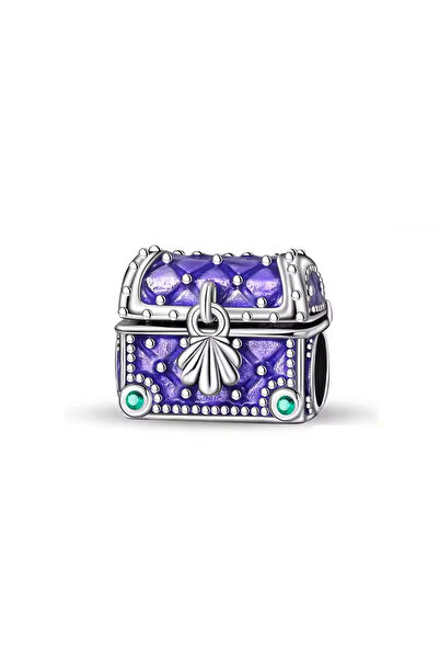 Fubena Açılabilir Taşlı Hazine Sandığı Boncuk Charm