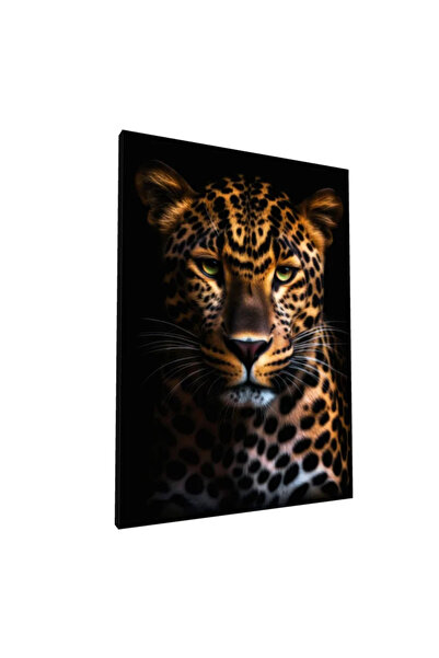 PozaTablou Pictură pe pânză - Portret detaliat de leopard 80x110 cm