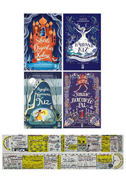Genç Timaş Sophie Anderson 4 Kitap Set/Sihirli Diyarlar Kalesi+Kardan Kız+Tav...