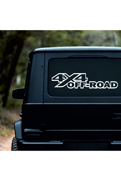 StickITsibiu 4x4 V1 – 4×4 Off-Road Car Stickers – Dimensions 35x7.8 cm.