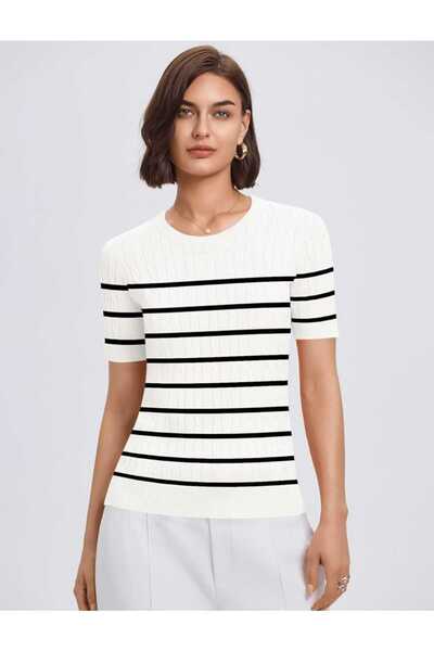 youknitwear you Kathy bumbac 100% Pulover tricot pentru femei 7125YC