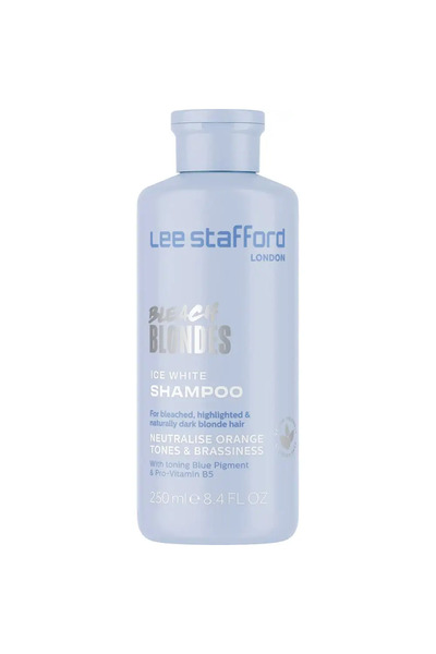 LEE STAFFORD Bleach Blondes Ice White Toning Shampoo for blonde hair with highlights 250 ml