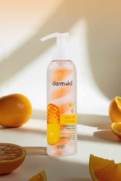 Dermokil Kojic Acid Vitamin C Anti-Blemish and Renewing Twister Body Lotion 200 ml