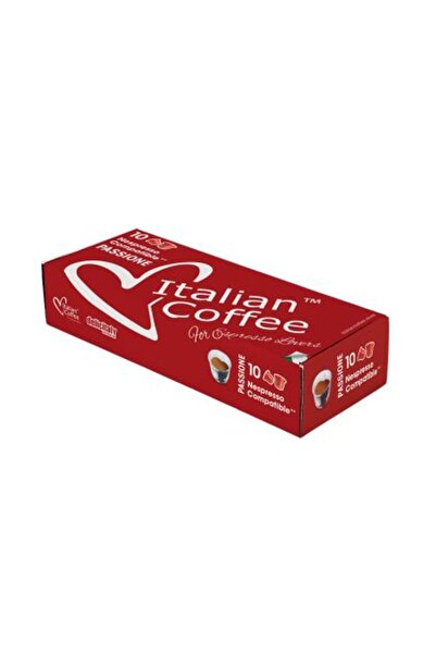 Italian Coffee , capsule cafea Passione, compatibile Nespresso, 10 capsule