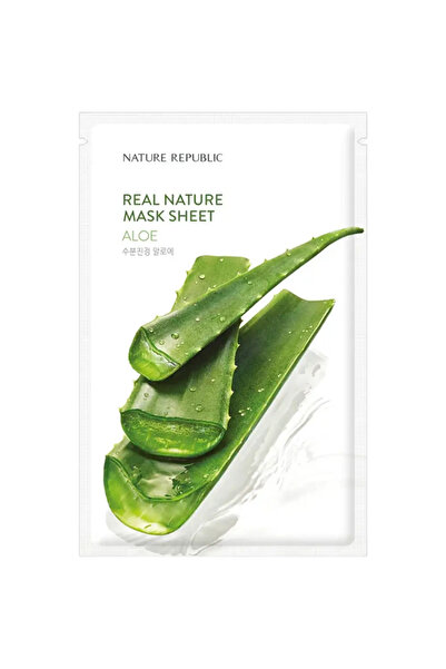 Nature Republic Real Nature Aloe Mask Sheet Face mask with aloe extract 23 gr