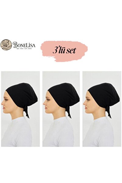 Bonelisa قبعة ثلاثية الطبقات بدون خياطة