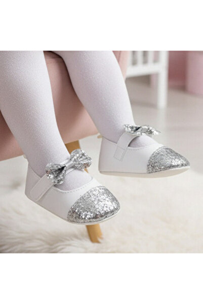 OEM Botoșei cu fundă pentru primii pași, botoșei drăguți pentru fete, talpă a...